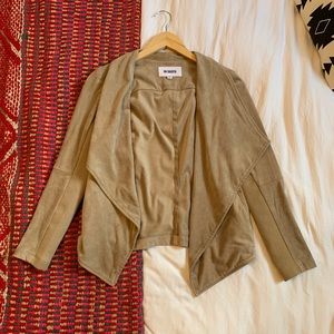 BB Dakota Faux Suede Moto Jacket